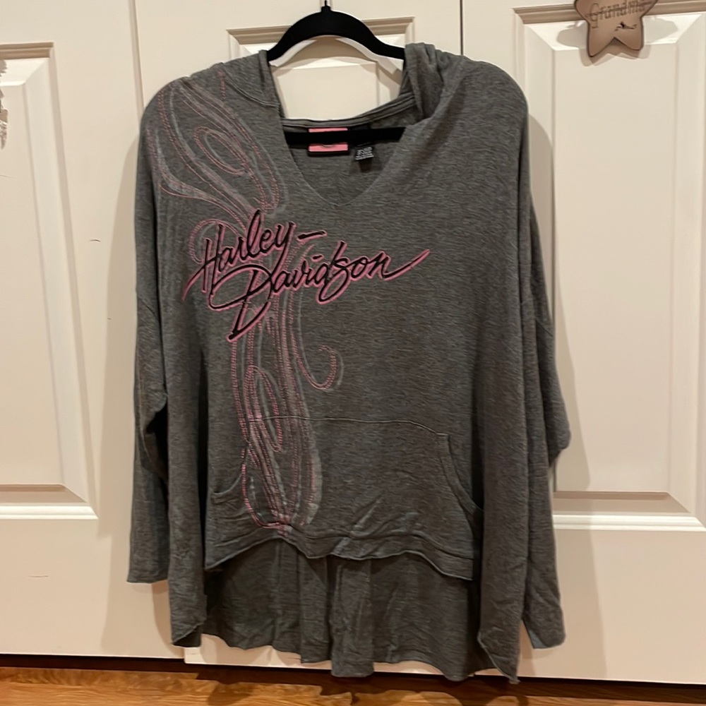 Harley Davidson Women’s Label Pullover Hoodie